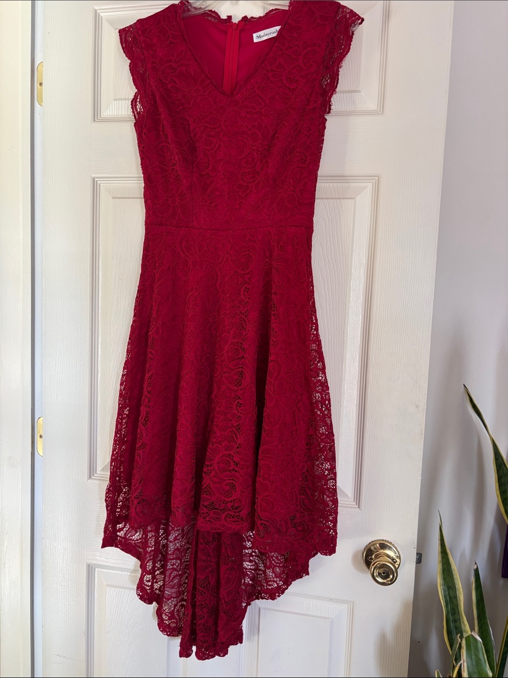 Ruby Red High low dress